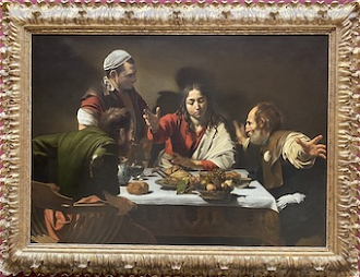 Supper at Emmaus, Caravaggio National Gallery