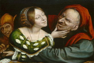 Ill Matched Lovers, by Quentin Masseys, 1520 © The National Gallery of Art, Washington