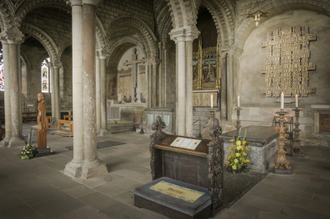 Saint Bede's Tomb, Galilee Chapel at Durham Cathedral © Durham Cathedral