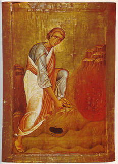 Moses & Bush Icon Sinai 12th century