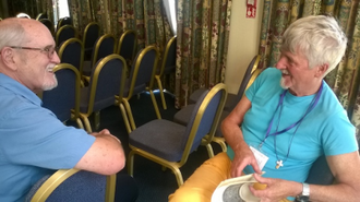 Marty Haugen and John Bell at NNPM Conference