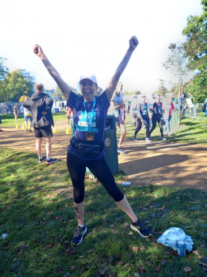 Rachel finishes Oxford Marathon