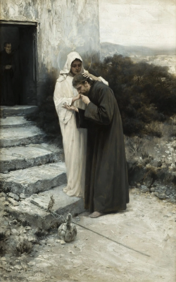 Our Lady Says Farewell to Christ, by Piotr Stachiewicz © National Museum of Krakow