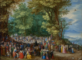 The Sermon on the Mount, by Jan Brueghel the Elder, 1598 © J Paul Getty Museum, Los Angeles