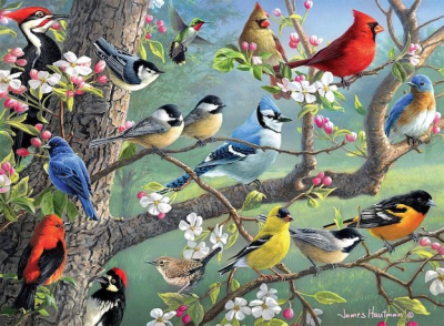 Gospel in Art: The shrub puts out big branches so that the birds can ...