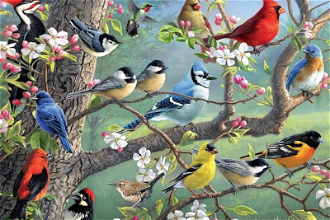 Birds in an Orchard, by James Hautman , 2011  ©The Hautman Brothers