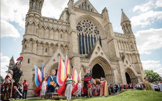 Procession at St Alban's Cathedral
