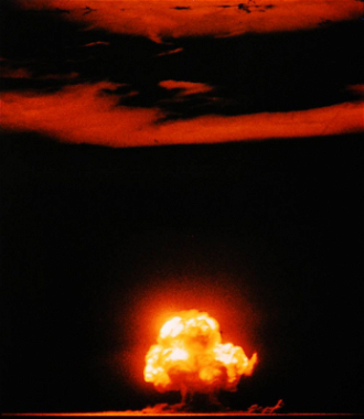 Trinity First nuclear explosion - Wiki Image