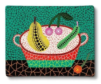 Fruits, by Yayoi Kusama (b. 1929), painted in 1996 © Bonhams London, 24 March 2022, lot 6