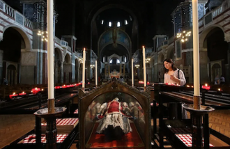 The Relics of Saint John Southworth, Westminster Cathedral, June 25, 2017 © Photo by Fr Lawrence (Paul) Lew, OP via Flikr