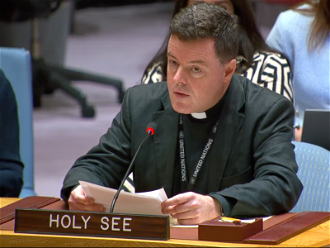 Monsignor Robert Murphy delivers statement