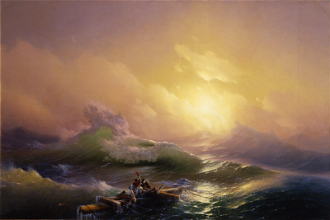 The Ninth Wave, by Ivan Aivazovsky, 1889 © Russian State Museum, Saint Petersburg