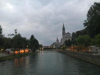 Evening in Lourdes.  ICN/JS