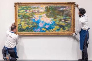 Le Bassin aux Nymphéas by Claude Monet (1840-1926), painted in 1917-19 © Sotheby's Paris, sold $70 million