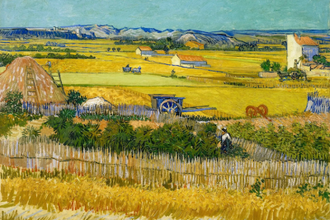 The Harvest, by Vincent Van Gogh, June 1888  © Van Gogh Museum, Amsterdam