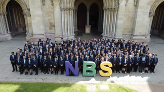 NBS students in front of St Albans Cathedral