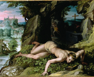 The Temptation of Saint Benedict, by Alessandro Allori 1587 © The Fitzwilliam Museum, Cambridge