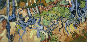 Tree Roots, by Van Gogh © Van Gogh Museum,  Amsterdam,Vincent van Gogh Foundation/Wiki