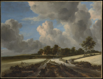 Wheat Fields, by Jacob van Ruisdael, 1670 © Metropolitan Museum, New York