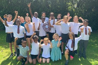 Pupils at Good Shepherd Catholic Primary School