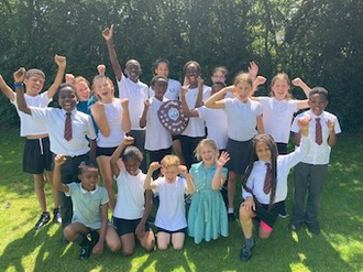 Pupils at Good Shepherd Catholic Primary School