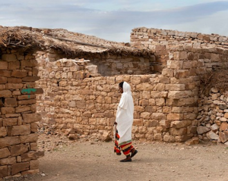 Woman in a village in Ethiopia's Tigray region © Rod Waddington