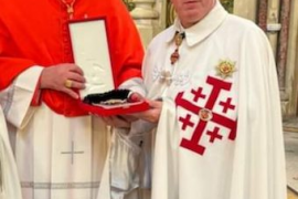 Latin Patriarch, Cardinal Pizzabella meets with Thomas Kilduff