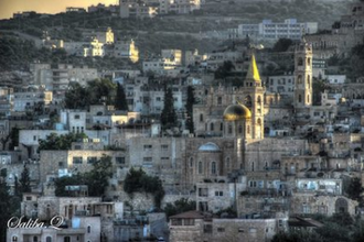 St Nicholas Church in Beit Jala. 6 August 2013, 14:55:09  Wiki image by SalibaQ