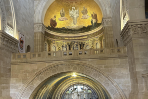 Church of the Transfiguration, Mount Tabor.   Image: ICN/JS