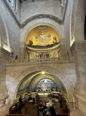 Church of the Transfiguration, Mount Tabor.   Image: ICN/JS