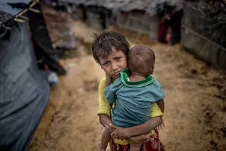 Rohingya children - image CAFOD