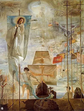 The Discovery of America by Christopher Columbus, by Salvador Dalí, 1959 © Salvador Dalí Museum, St Petersburg, Florida