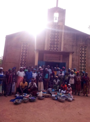 Church in Zekuy attacked by extremists earlier this month © ACN