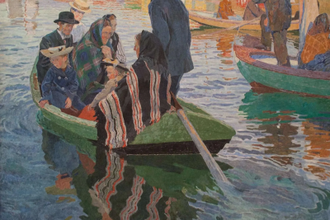 Sunday Church Goers in a Boat, by Carl Wilhelmson, 1909 © National Museum, Stockholm