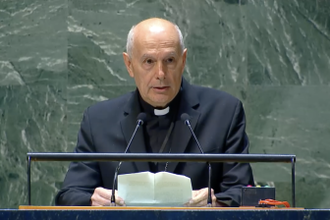 Archbishop Caccia at UN