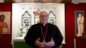 Archbishop John Wilson at the launch