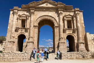 Hadrian's Gate at Jerash. Image:  CJ