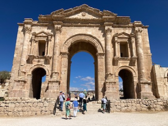 Hadrian's Gate at Jerash. Image:  CJ