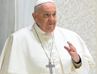 Pope Francis at General Audience. Image: Vatican Media