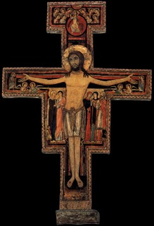 Crucifix at St Damiano. 13c