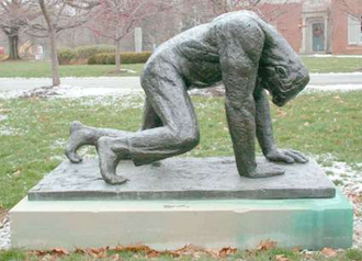 Stumbling Man © David Kresz Rubins, Newfields, Indianapolis, Wikimedia