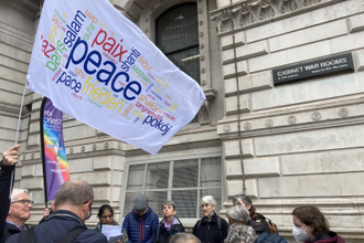 Prayers near the Cabinet War Rooms