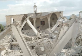 Church in Derdghaya severely damaged