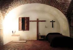 The Cell of Saint Teresa of Avila, Carmelite Convent of La Encarnacion, Avila © Christian Art