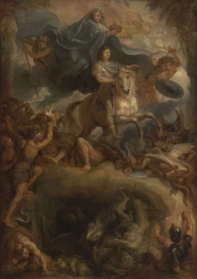 The Apotheosis of Louis XIV, by Charles Le Brun, 1677 © Museum of Fine Arts, Budapest