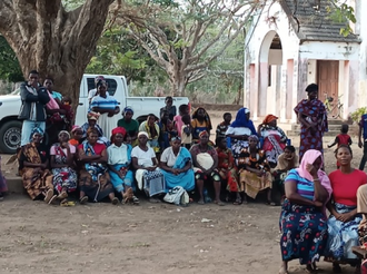 Displaced people in Mozambique © ACN.