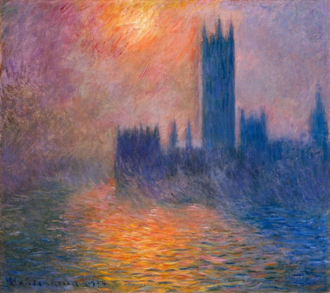 The Houses of Parliament by Sunset, by Claude Monet, 1904 © Alamy