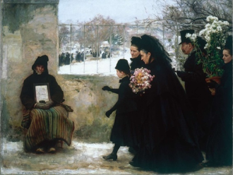 All Souls Day, by Emile Friant,  1898 © Museum of Fine Arts, Nancy, France