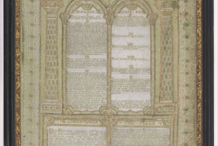 The Ten Commandments, Lord's Prayer, and Creed, by Thomas Hunter, 1759 © Metropolitan Museum of Art, New York