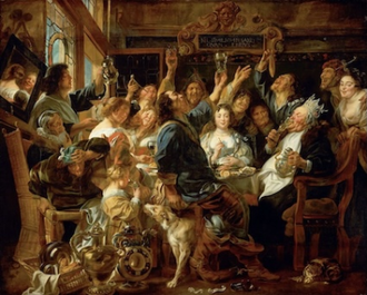 The Feast of the Bean King, by Jacob Jordaens, 1640 © Kunsthistorisches Museum, Vienna